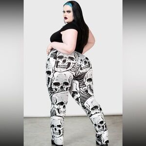 Killstar - PLENTIFUL REAP BOOTCUT TROUSER - PLUS - 3XL
